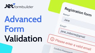 How to Create Advanced Form Validation in WordPress for Better Security | JetFormBuilder