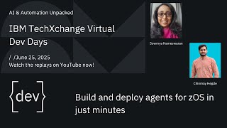 Build and Deploy Agents for zOS in Minutes