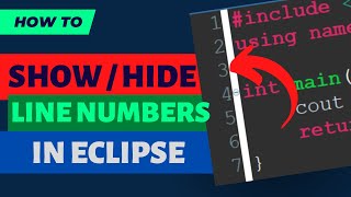 Show line numbers in Eclipse | Tech Support Whale