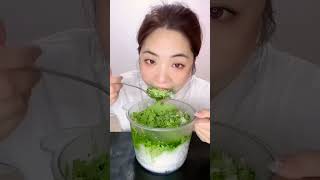 ASMR ICE EATING with MATCHA | RELAX VIDEO