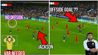 Nicolas jackson disallowed goal vs Brighton 😟| it was a goal😱 | the need of VAR in the EFL cup
