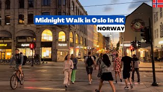 Oslo Norway 🇳🇴- July 02 - 2022 - 4K60fps-HDR Walking Tour