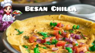 Besan Chilla Recipe |Besan Ka Chilla Kaise Banaye....?#besanchilla #besan #trending