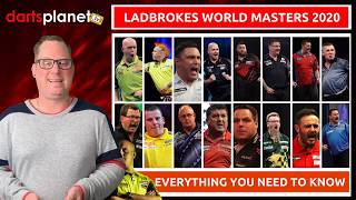 LADBROKES MASTERS  - EVERYTHING YOU NEED TO KNOW