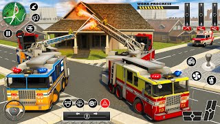 City Rescue Fire Truck Games - Fire Truck Driving Simulator 2023 Mobile | 30 sec gameplay trailer