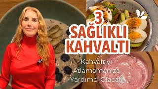 Kahvaltıyı Atlamamanız için : 3 Sağlıklı Kahvaltı Tarifi | diyet tarifler | #taylankümeli