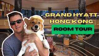 Grand Hyatt Hong Kong Room Tour | GOLDEN HOUR SKYLINE VIEWS