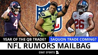 NFL Trade Rumors On Russell Wilson, Deshaun Watson, Aaron Rodgers & Saquon Barkley | Mailbag