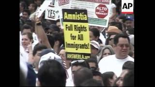 WRAP Thousands demonstrate against plans to crack down on illegal immigrants