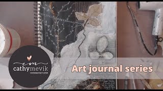 Art journaling - A mixed media art journal experience.