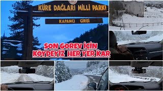 SON GÖREV İÇİN KÖYDEYİZ❌️YOLLAR ÇOK KÖTÜYDÜ❌️KAR BUZLA ZOR GELDİK❌️