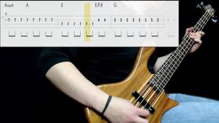 Foo Fighters - Learn To Fly (Bass Cover) (Play Along Tabs In Video)