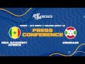 NBA Academy Africa v Urunani - Press Conference | ROAD TO B.A.L. 2023