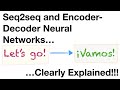 Sequence-to-Sequence (seq2seq) Encoder-Decoder Neural Networks, Clearly Explained!!!