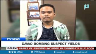 Davao bombing suspect yields