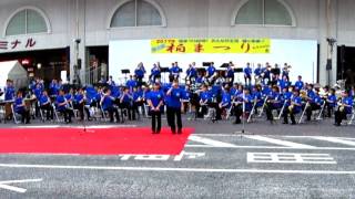 [2017-07-29][1327]ご当地ソング「ビバ柏！いま柏！」＜柏市立酒井根中学校吹奏楽部：第40回柏まつり@柏駅西口ロータリー＞