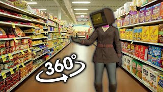 Skibidi Toilet  TV Woman 360° - Supermarket | VR/360° Experience