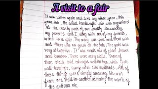 Essay on A visit to a fair | Essay on A visit to a fair in English |