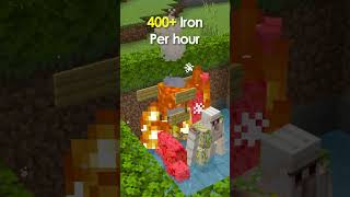 Best IRON Farm in Minecraft Bedrock!