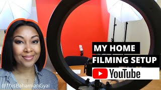 VLOG | My YouTube Filming Setup | How I Record Videos | This Bahamian Gyal