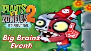 Plants vs. Zombies 2: It's About Time: Apple Mortar Pvz 2 Vs Super-Fan Imp Pvz 2 (Big Brainz Event!)