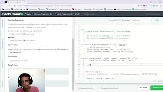 Solving Time Conversion HackerRank Interview Problem