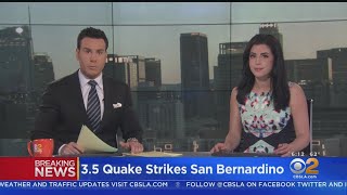 Magnitude-3.5 Earthquake Hits San Bernardino
