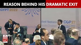 Why Did UK PM Rishi Sunak Dramatically Exit COP27 Session In Eygpt