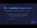 C++ Lambda Expressions: Anonymous Functions Explained for Beginners!