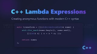 C++ Lambda Expressions: Anonymous Functions Explained for Beginners!