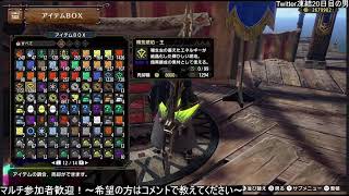 【モンスターハンターライズ：サンブレイク】装備更新を考える狩人#75【参加型/switch版】