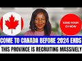 This province needs immigrants massively || Apply and move with your family. #immigration