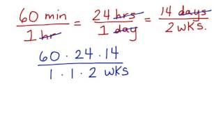 Units of Time Conversions