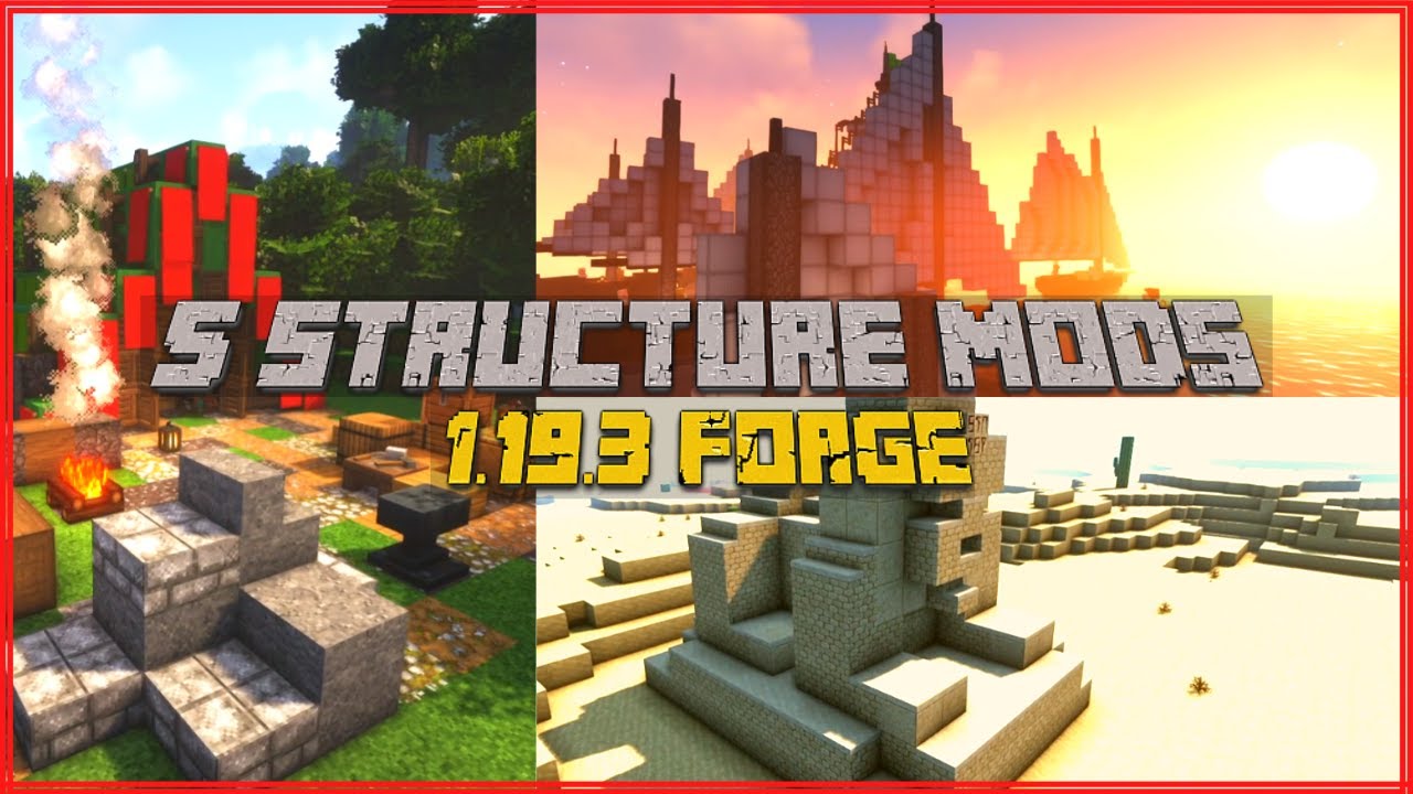 5 STRUCTURE MODS TO POPULATE YOUR MINECRAFT WORLD - (1.19.3 ...