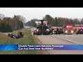 Double Fatal Crash Between Passenger Car, Semi Near Northfield