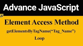 getElementsByTagName Method with Loop in JavaScript (Hindi)