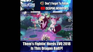 Is This Dragon Ball?! 🏆 Them's Fightin' Herds EVO 2018 Grand Finals #TFH #FGC #Shorts