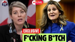 Upset Freeland Flips Out and Confronts Melanie After Trudeau Claims He Preferred Melanie Over Her