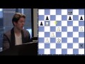 black resigns in equal material endgame bu vs. lu gm eric hansen