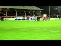 Ebbsfleet Utd 2-2 Luton Town Lge Teams Take To The Field 11th Oct 2011.MOV