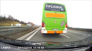 Kompilace prosinec !!! Řidiči bez koulí a nebezpečný autobus na D1 !!!