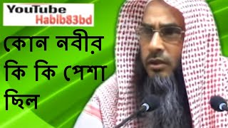 কোন নবীর কি কি পেশা  ছিল শায়েখ মতিউর রহমান মাদানী | Bangla Waz New Short video