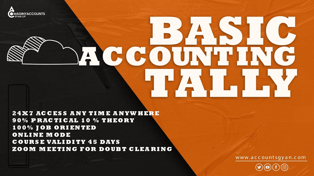 Basic Accounting Tally Youtube
