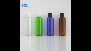 30ml 50ml 100ml 250ml 500ml pet bottle amber PET bottle with lotion pump