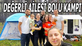 KARAVANDA EN Kalabalık KAMPIMIZ ! | NASIL SIĞDIK ? | BOLU KAMP DENEYİMİ #vlog7