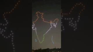 Drone Light Show 🌟 🇮🇳🌟 || Techfest 2022,IIT Bombay❤️‍🔥 || #ytshorts  #iitbombay #shorts #motivation