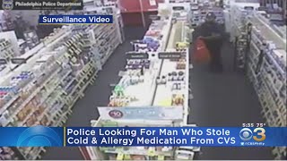 Police Searching For Man Who Allegedly Stole Cold, Allergy Medication From CVS