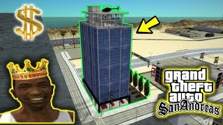 لن تصدق انني اشتريت أكبر و أغنى شركة السيارات في قراند سان اندرياس gta san andreas mod wietower