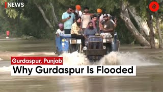 Flood-Like Situation Hits Gurdaspur, Punjab; SDRF And NDRF Teams Mobilized For Rescue Operations