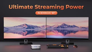 ACEMAGIC W1 Mini PC: 4K Video Streaming Like Never Before! Ultra-Smooth \u0026 Stunning Experience 🌟🎞️